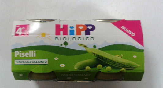 HIPP PISELLI 2x80GR