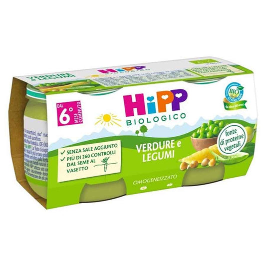 HIPP VERDURE E LEGUMI 2x80GR