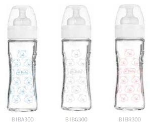 I AM BABY BIBERON VETRO LUXURY 300ML 6M+ ANTICOLICA FAST AS