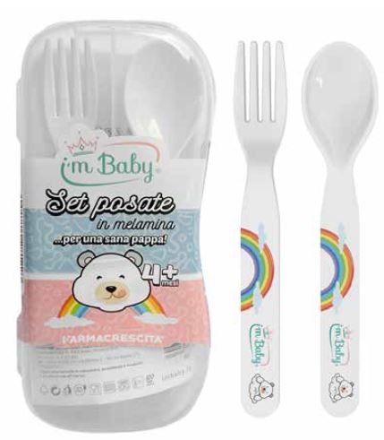 I AM BABY SET POSATE IN MELAMINA 4M+