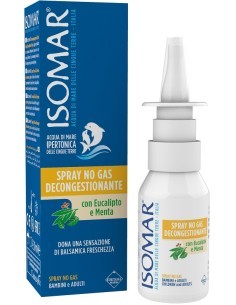 ISOMAR SPRAY DECONGESTIONANTE 30ML CON EUCALIPTO E MENTA