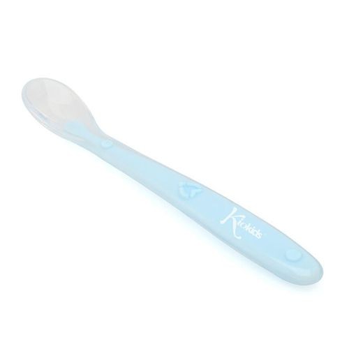 KIOKIDS CUCCHIAIO SILICONE BLU