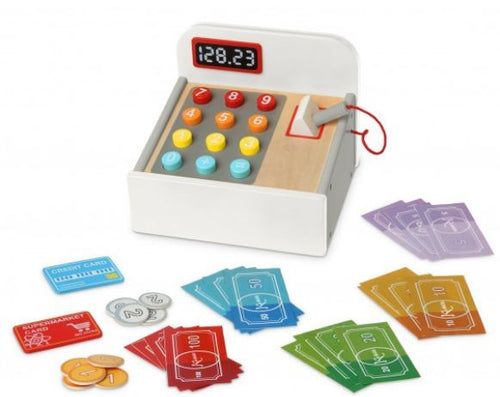 KIOKIDS REGISTRATORE DI CASSA IN LEGNO