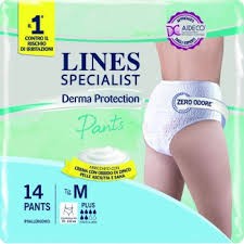 LINES SPECIALIST PANTS PLUS TG.M 14PZ DERMA PROTECTION