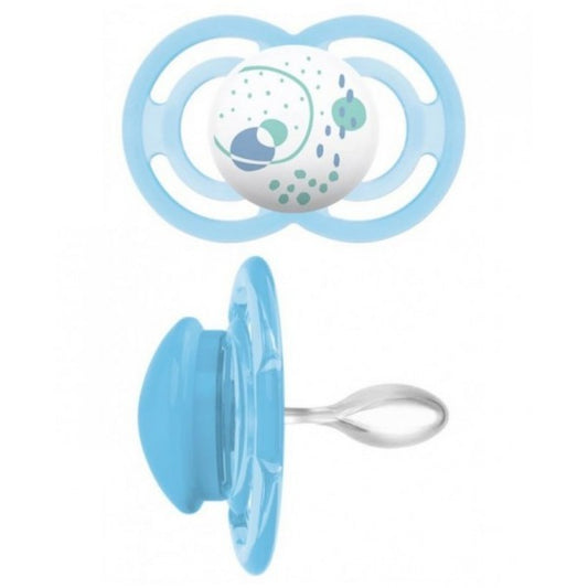 MAM 1 SUCCHIETTO PERFECT 6M+ SILICONE MASCHIO