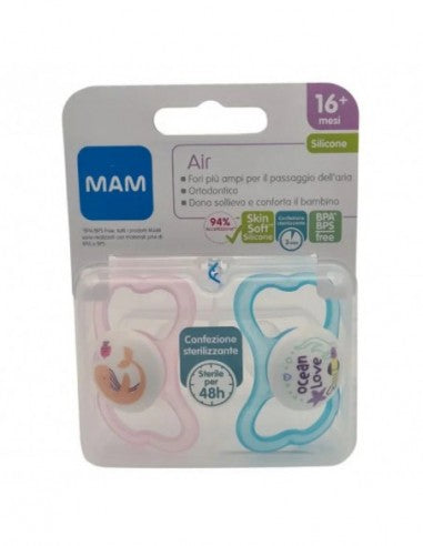 MAM 2 SUCCHIETTI AIR 16M+ MASCHIO SILICONE