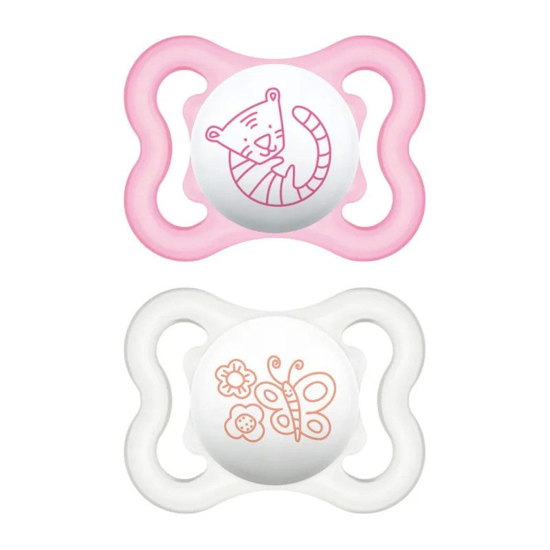 MAM 2 SUCCHIETTI AIR SILICONE 2-6 MESI FEMMINA