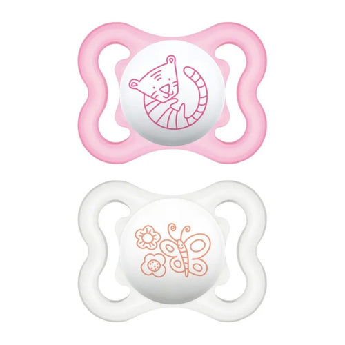 MAM 2 SUCCHIETTI AIR SILICONE 2-6 MESI FEMMINA