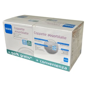 MAM COPPETTE ASSORBILATTE 30+30PZ