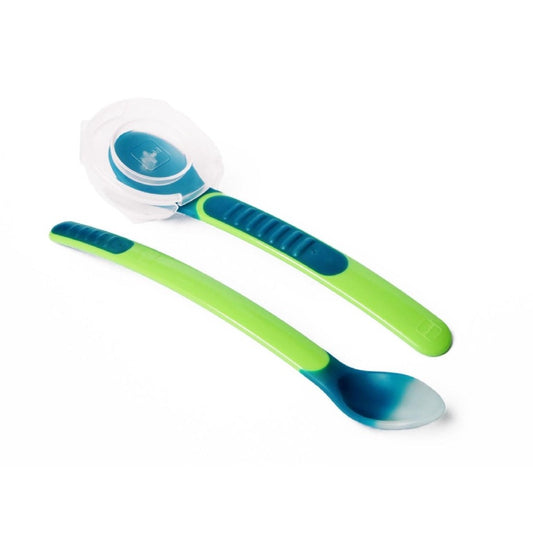 MAM POSATE HEAT SENSITIVE SPOONS & COVER NEUTRO