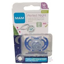 MAM SUCCHIETTO PERFECT NIGHT SILICONE 16M+ MASCHIO