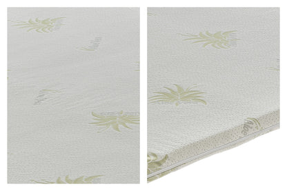 Topper correttore memory foam Alto 7cm rivestimento all’aloe vera