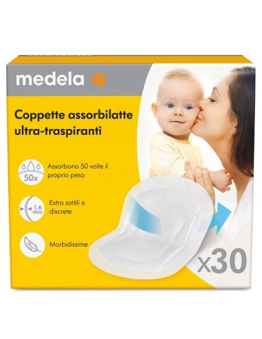 MEDELA COPPETTE ASSORBILATTE ULTRATRASP.30PZ ART.101045876