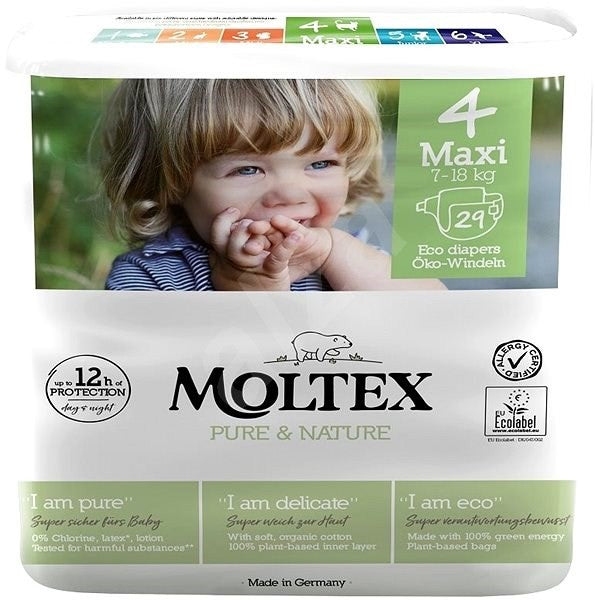 MOLTEX 4 MAXI 7-14KG 29PZ PURE & NATURE PANN.ECOLOGICO