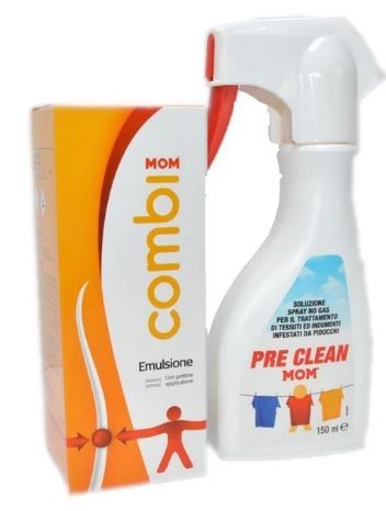 MOM BIPACK EMULSIONE 100GR C/PETTINE APPLICATORE+PRECLEAN 1