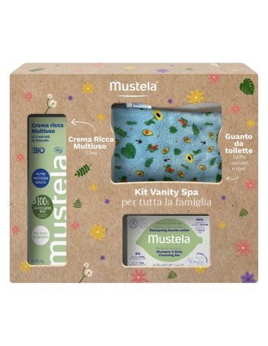 MUSTELA COFANETTO FAMIGLIA KIT VANITY(CREMA+SAPONETTA+GUANT
