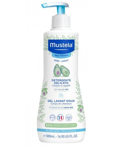 MUSTELA DETERGENTE DELICATO 500ML CORPO E CAPELLI