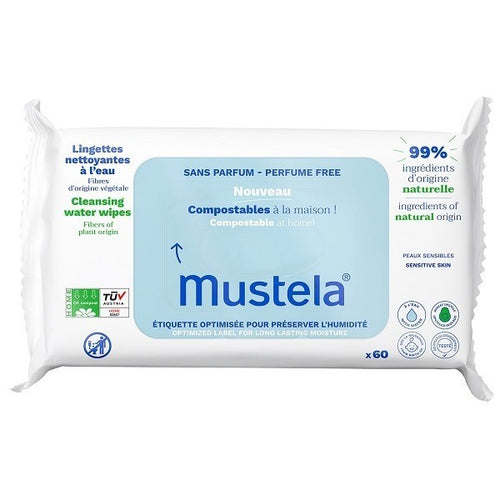 MUSTELA SALVIETTE ALL'ACQUA 60PZ S/PROFUMO