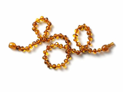 NATINATURALI COLLANA AMBRA COGNAC