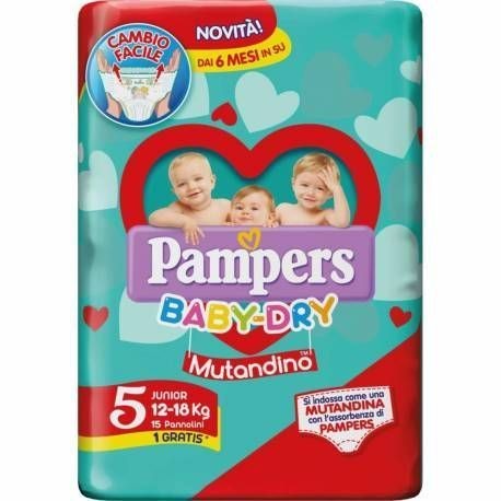 BABYDRY MUTANDINO SING.JUNIOR PZ.13 PAMPERS
