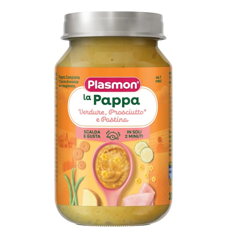 PLASMON LA PAPPA CON VERDURE PROSCIUTTO E PASTINA 200GR