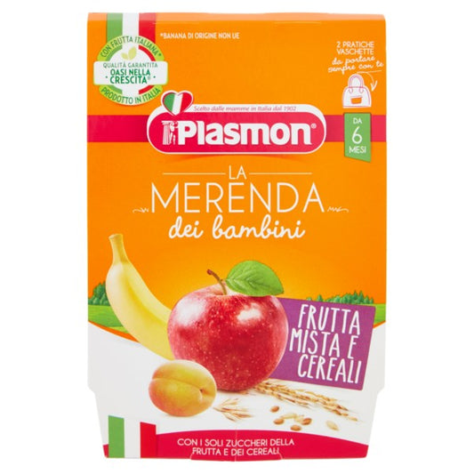 PLASMON MERENDA FRUTTA CEREALI 2PZ 120GR