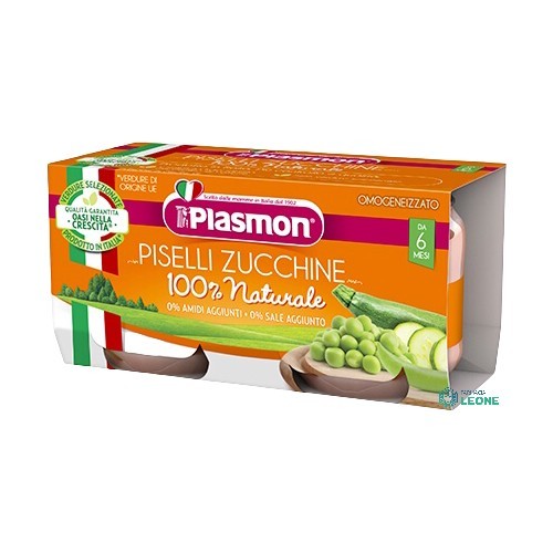 PLASMON PISELLI ZUCCHINE 80GR 2PZ