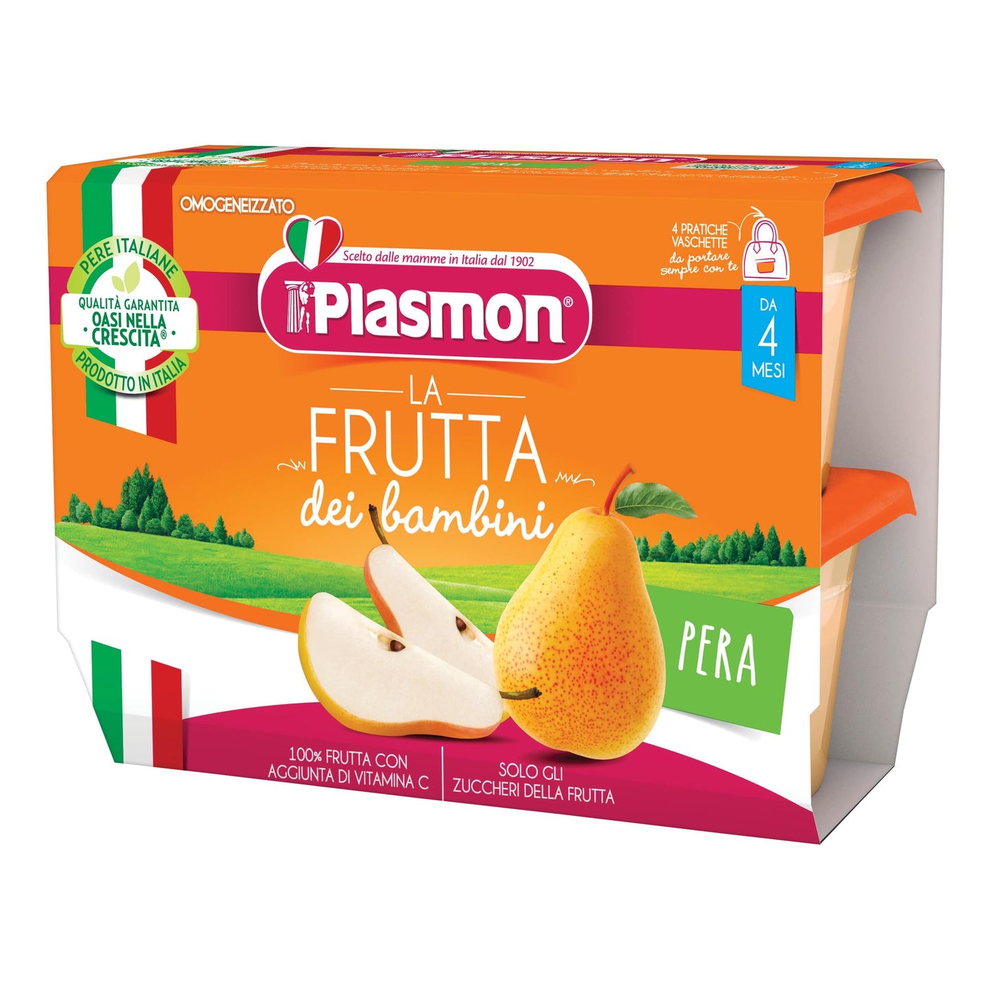 SAPORI DI NATURA PERA 4PZ 100GR PLASMON