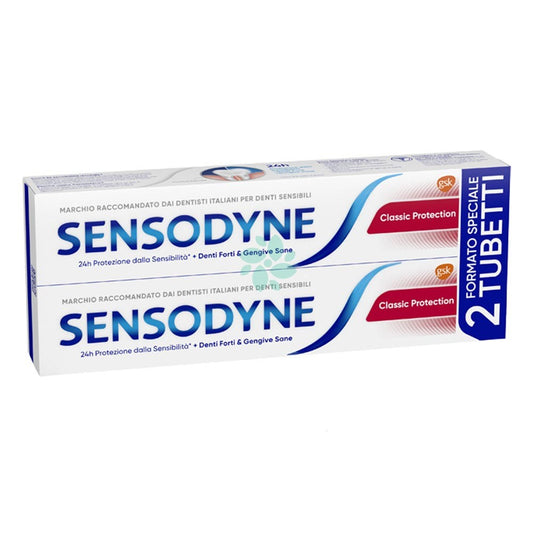 SENSODYNE CLASSIC PROTECTION DENTIFRICIO BIPACK 2x75ML