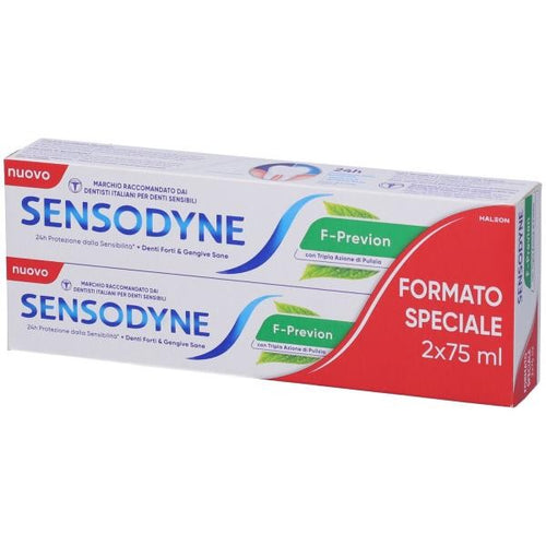 SENSODYNE F-PREVION 2x75ML MENTA FRESCA