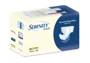 SERENITY PANNOLONE MUTANDINA CLASSIC EXTRA MEDIUM 30PZ