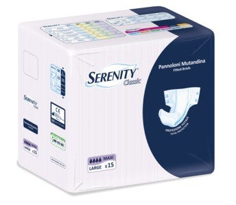 SERENITY PANNOLONE MUTANDINA CLASSIC MAXI TG.L 15PZ
