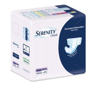 SERENITY PANNOLONE MUTANDINA CLASSIC MAXI TG.M 15PZ
