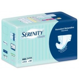 SERENITY PANNOLONE MUTANDINA SUPER CLASSIC LARGE 30 PZ
