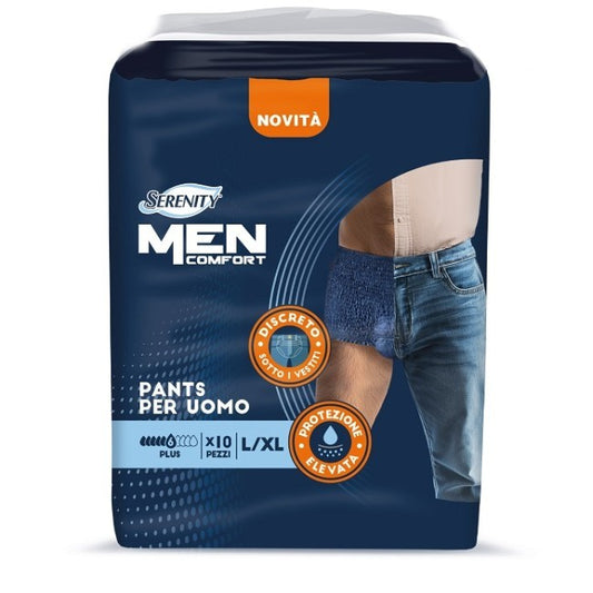 SERENITY PANTS MEN PLUS TG.L/XL 10PZ
