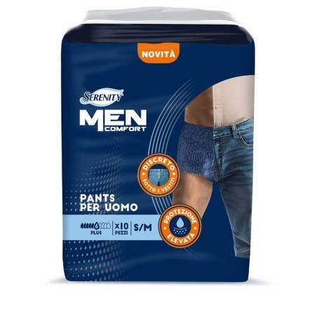 SERENITY PANTS MENPLUS TG.S/M 10PZ