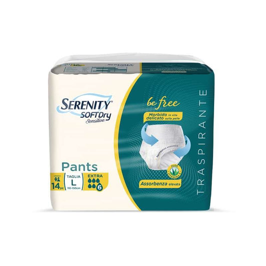 SERENITY PANTS SENSITIVE EXTRA TG.L 14PZ