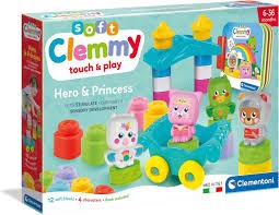 SOFT CLEMMY BABY HERO & PRINCESS PLAYSET
