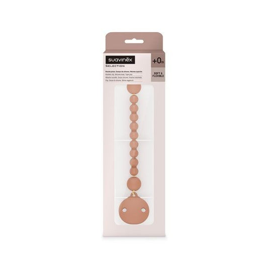 SUAVINEX SELECTION CLIP SILICONE ORANGE SUNSET 0M+