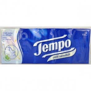 TEMPO FAZZOLETTI PELLI SENSIBILI 10x9