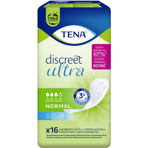 TENA DISCREET ULTRA NORMAL 16PZ
