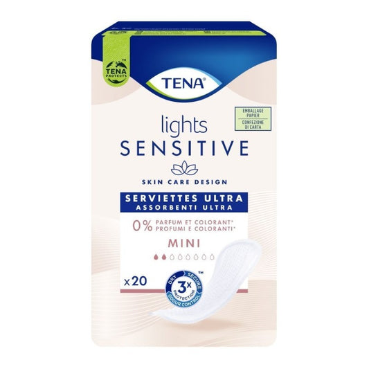 TENA LIGHTS SENSITIVE ASSORBENTI MINI 20PZ