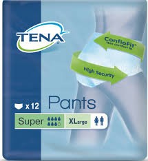 TENA PANTS SUPER TG.XL PZ.12