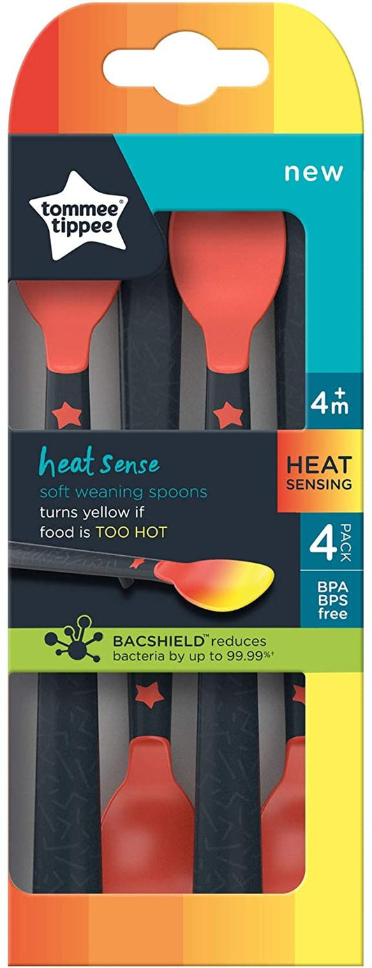 TOMMEE TIPPEE SET 4 CUCCHIAI TERMOSENSIBILI 4M+