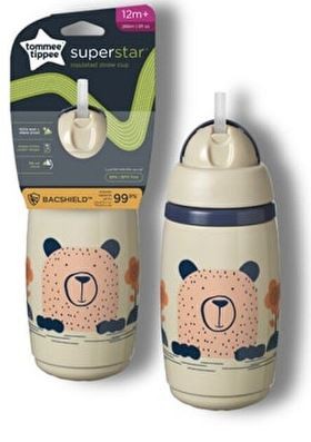 TOMMEE TIPPEE TAZZA CON CANNUCCIA ISOLATA 266 ML 12M+ GRIGI