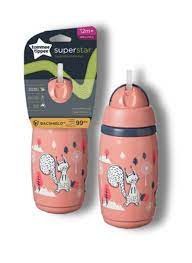 TOMMEE TIPPEE TAZZA CON CANNUCCIA ISOLATA 266 ML 12M+ ROSA