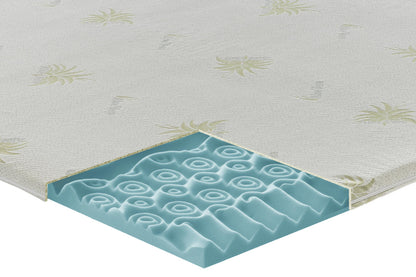 Topper correttore MemoryFRESH pantografato Alto 5cm 9 zone rivestimento all’aloe vera