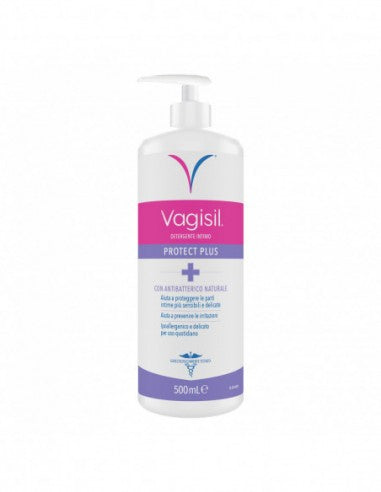 VAGISIL PROTECT PLUS DETERGENTE INTIMO C/ANTIBATTERICO 500M